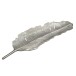 Dekofigur >WL7.687< in Silber, Aluminium - 60x18x4cm (LxBxH)