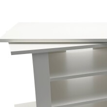 TV-Regal >WL7.772< in Weiß, Holzwerkstoff - 78x51x38cm (BxHxT)