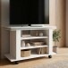 TV-Regal >WL7.772< in Weiß, Holzwerkstoff - 78x51x38cm (BxHxT)