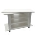 TV-Regal >WL7.772< in Weiß, Holzwerkstoff - 78x51x38cm (BxHxT)