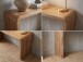 Konsolentisch >WL7.779< in Akazie, Massivholz - 120x79x35cm (BxHxT)