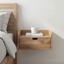 Nachttisch >WL7.781< hängend, in Akazie,...