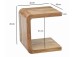 Beistelltisch >WL7.783< in Akazie, Massivholz - 45x45x45cm (BxHxT)