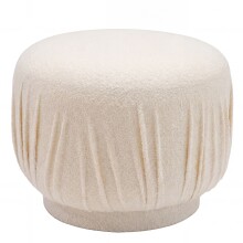 Sitzhocker >WL7.788< in creme, Bezug: Stoff -...