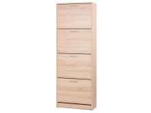 Schuhkipper >Mavin II< in Sonoma-Eiche - 58x162x25cm (BxHxT)