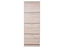 Schuhkipper >Mavin II< in Sonoma-Eiche - 58x162x25cm (BxHxT)