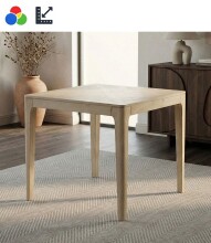 Esstisch >WL7.589< in Mango Weiß oder braun,...