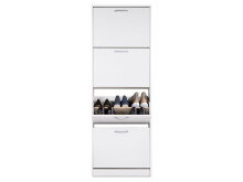Schuhkipper >Mavin II< in Weiß - 58x162x25cm (BxHxT)