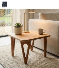 Couchtisch >WL7.594< in Akazie, Massivholz - 3...