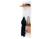 Garderoben-Set >Gandia< in Weiss / Wotan Eiche Dekor - 117x196x38 (BxHxT)