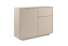 Kommode >Sivas < in Sand, Holzwerkstoff - 120x90x37,5cm (BxHxT)