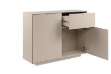 Kommode >Sivas < in Sand, Holzwerkstoff - 120x90x37,5cm (BxHxT)