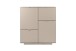 Kommode >Sivas< in Sand, Holzwerkstoff - 107x115x37,5cm (BxHxT)
