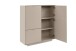 Kommode >Sivas< in Sand, Holzwerkstoff - 107x115x37,5cm (BxHxT)