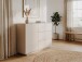 Sideboard >Sivas< in Sand, Holzwerkstoff - 160x90x37,5cm (BxHxT)