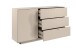 Sideboard >Sivas< in Sand, Holzwerkstoff - 160x90x37,5cm (BxHxT)