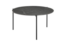 Couchtisch >Carlo< in schwarz, Keramik & Metall...