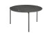 Couchtisch >Carlo< in schwarz, Keramik & Metall - 46x82cm (HxD)