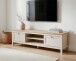 Lowboard >Bergen< in samt / Dekor Artisan Eiche - 160x45x40 (BxHxT)