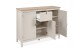 Sideboard >Bergen< in samt / Dekor Artisan Eiche - 120x90x40 (BxHxT)
