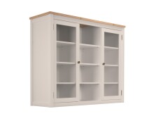 Buffetaufsatz >Bergen < in samt / Dekor Artisan Eiche - 119,5x100x40 (BxHxT)