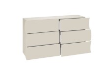 Sideboard >ONDA< in matt Kaschmir, Holzwerkstoff - 98x81,5x40 (BxHxT)