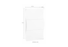 Schuhkipper >ONDA< in matt Kaschmir - 71x121,1x26,6 (BxHxT)