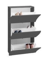 Schuhkipper >ONDA< in Matt Anthrazit - 71x121,1x26,6 (BxHxT)