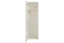 Garderobenschrank >ONDA< in matt Kaschmir - 63x187,2x40 (BxHxT)
