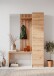Kompaktgarderobe >Medan< in Dekor Artisan Oak / samt - 122x190x37 (BxHxT)