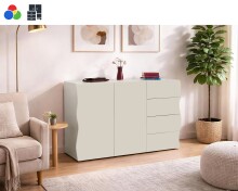 Serie >ONDA< in Matt Kaschmir, Matt anthrazit oder...