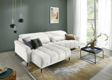 Ecksofa >Wolve< elektr. Sitzverstellung, Aragon...