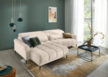 Ecksofa >Wolve< elektr. Sitzverstellung, Aragon...