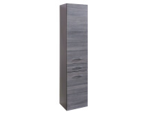 Seitenschrank >Graphit< in Dekor Eiche rauchsilber...